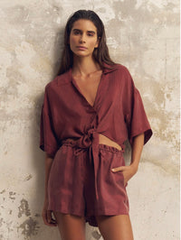 Ember Top Burgundy