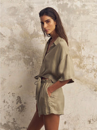 Ember Top Khaki Green
