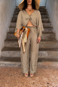 Drape Pant Olive Green